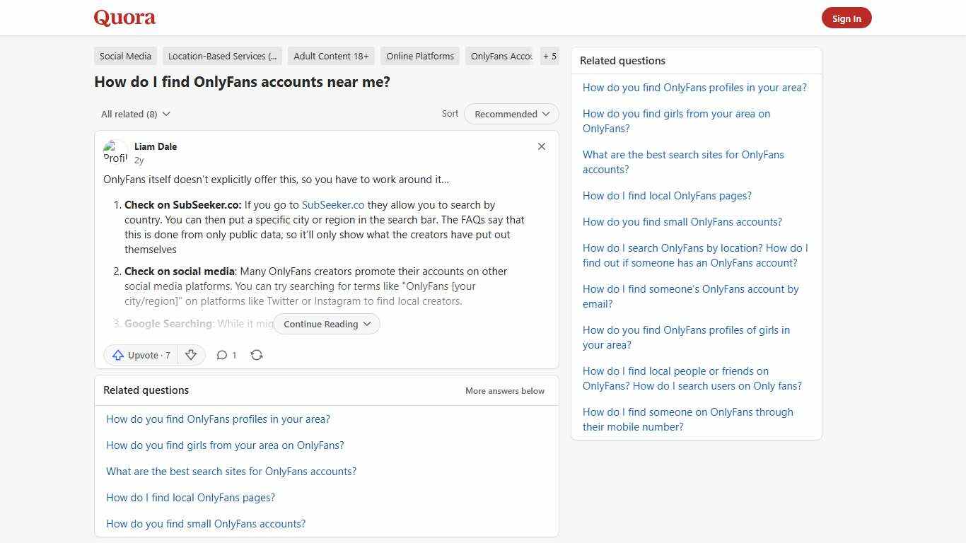 How to find OnlyFans accounts near me - Quora